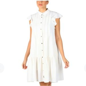 NWT Julia Jordan Drop Waist Button Front Dress